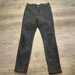 Madewell Jeans Womens 26 Black Denim 10" RoadTripper Viscose Cotton 26x26 Adult